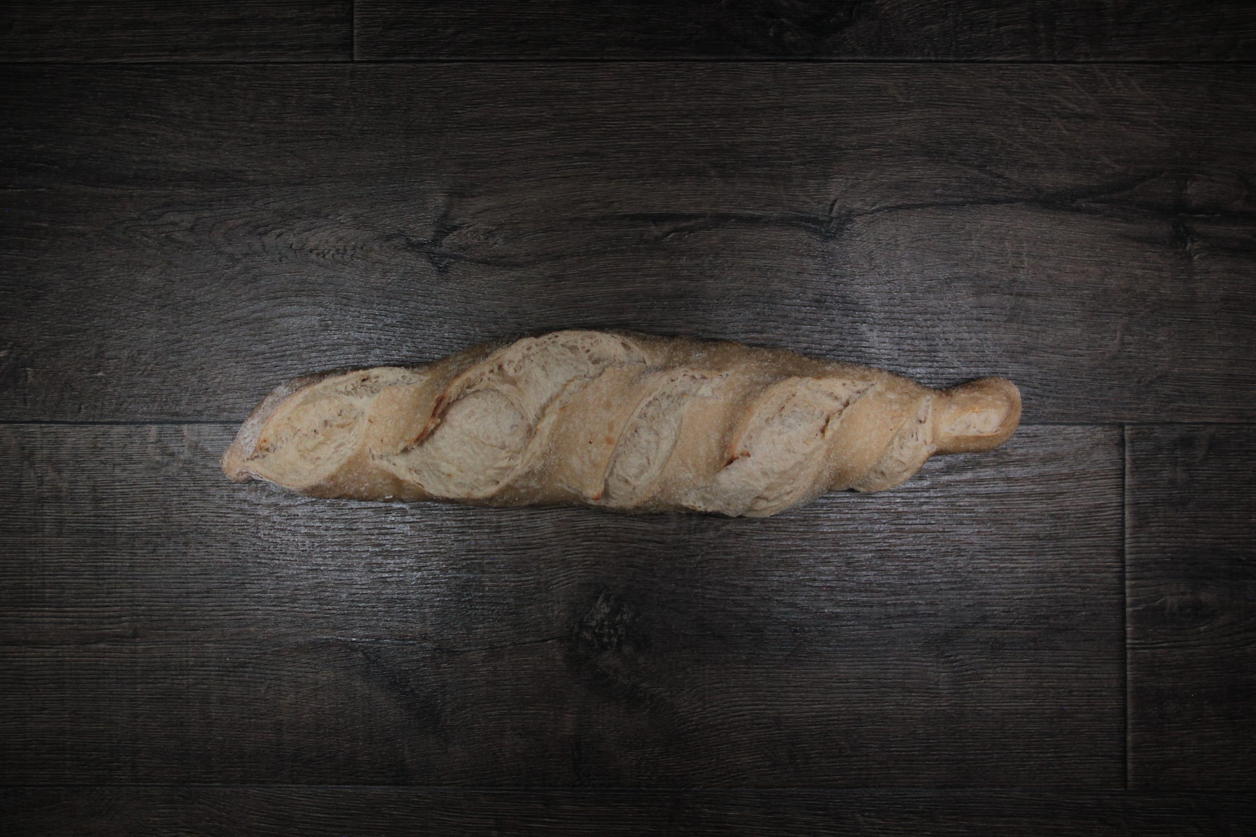 Baguette halbgebacken